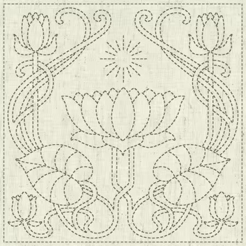 Sashiko Cloth  Serenity (KF2020-14)