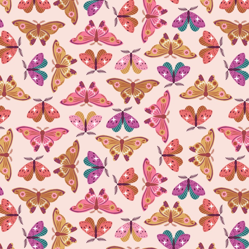 Wild Folk Pastel Moths