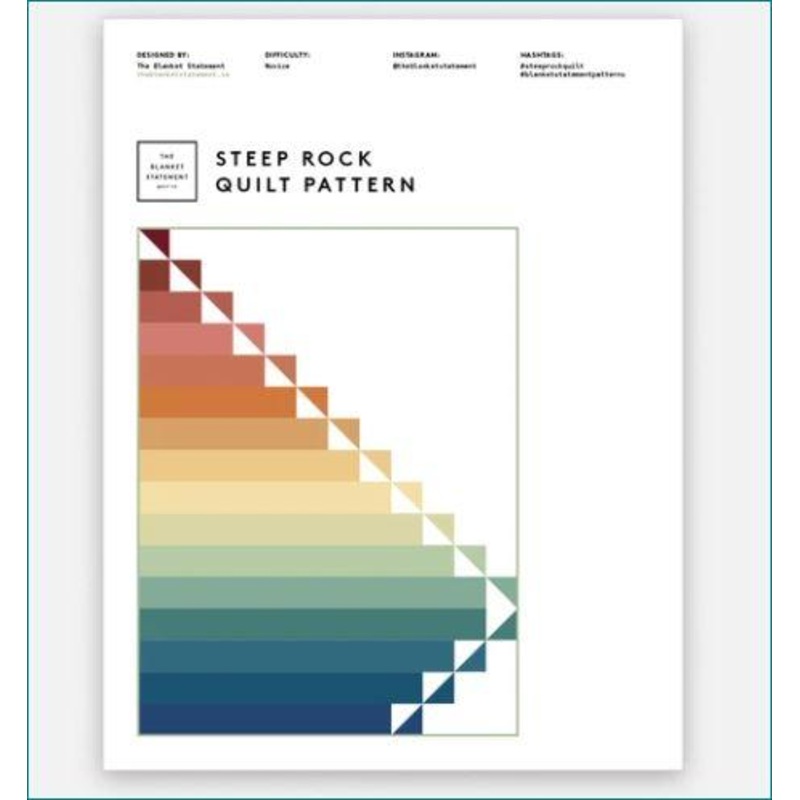 Steep Rock Quilt Pattern by The Blanket Statement
