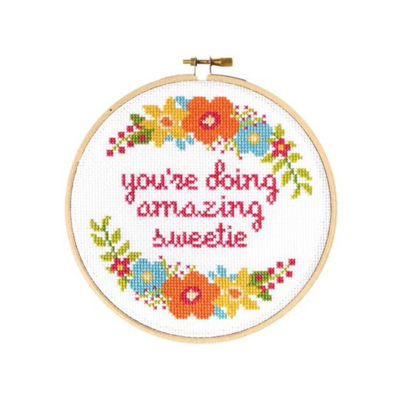 You're Doing Amazing Sweetie Cross Stitch Kit