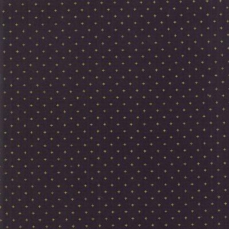 Add It Up Black & Gold, 1/4 yard