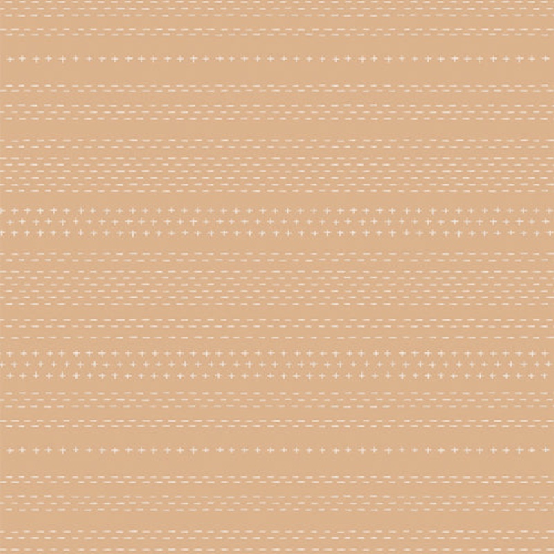 AGF All is Well, Sashiko Mending Tan, 1/4 yard