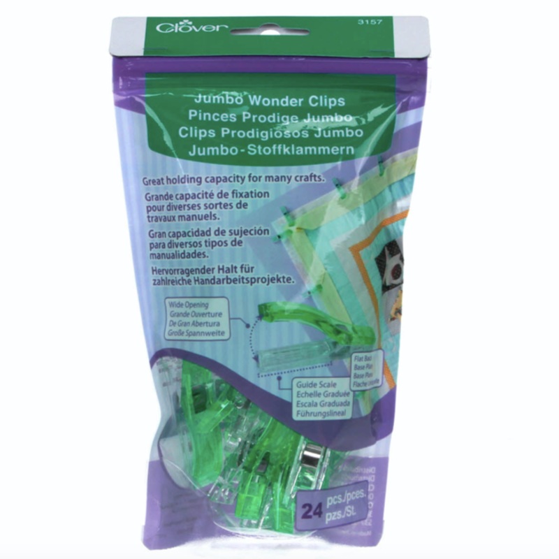 Jumbo Wonder Clips - 24 count