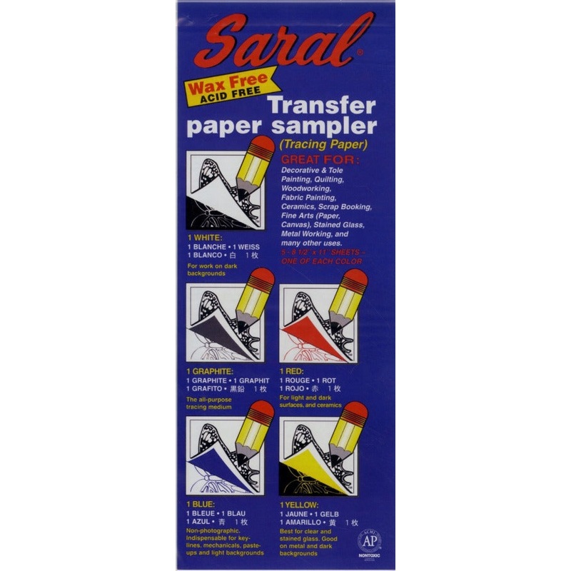 Saral Transfer Paper  - 5 color pack