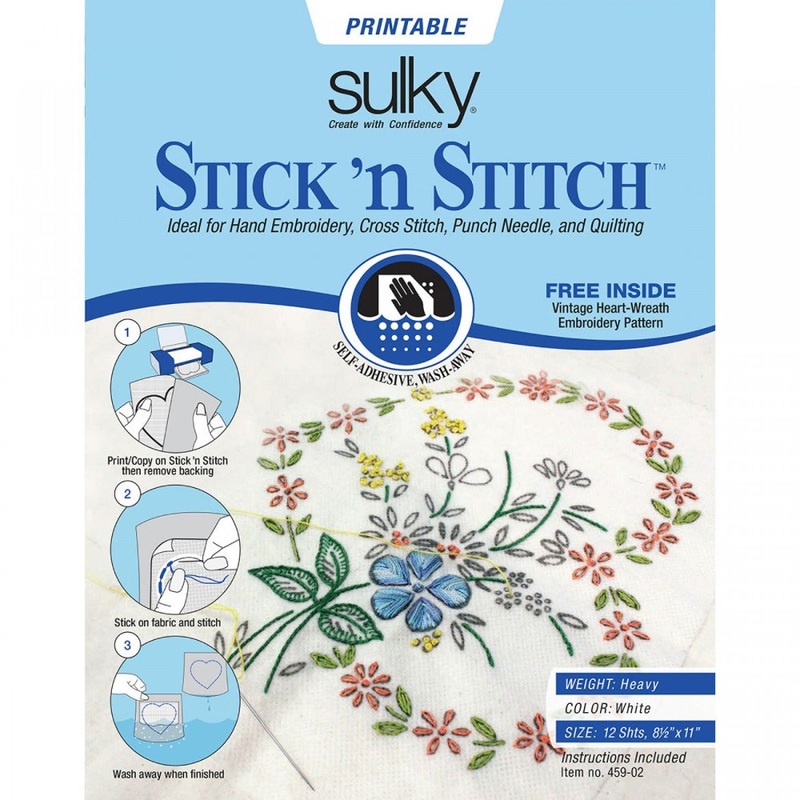 Stick n' Stitch Printable Stabilizer