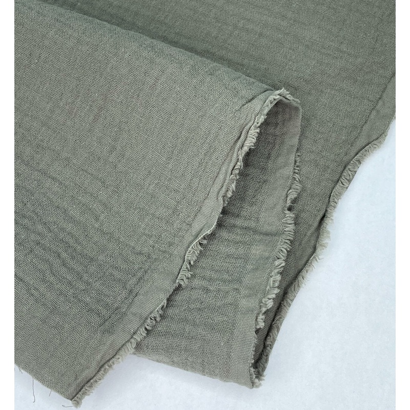 Zola Organic Double Gauze - Camo, 1/4 yard