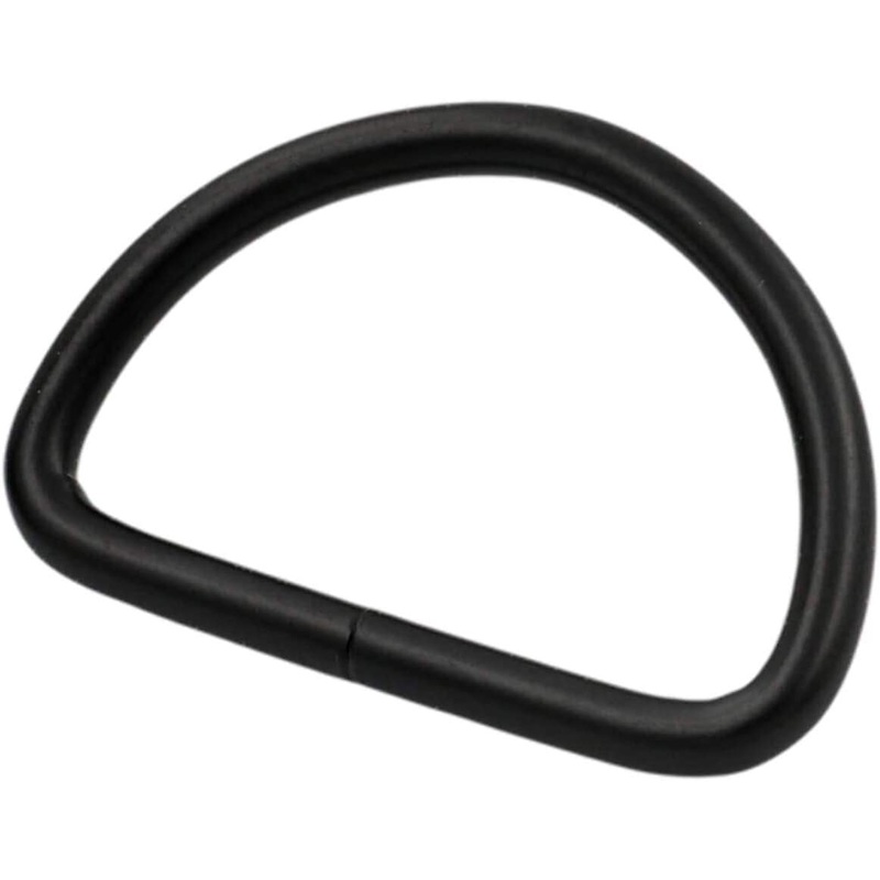 1-1/2 Inch D-Rings (Set of 2) - Black