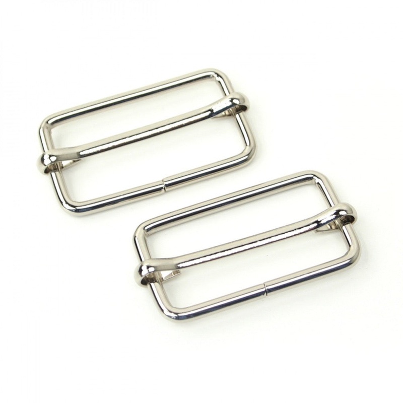 1-1/2 inch Slider Buckles (Set of 2) - Nickel