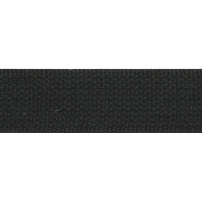 1.5 Cotton Webbing - Black