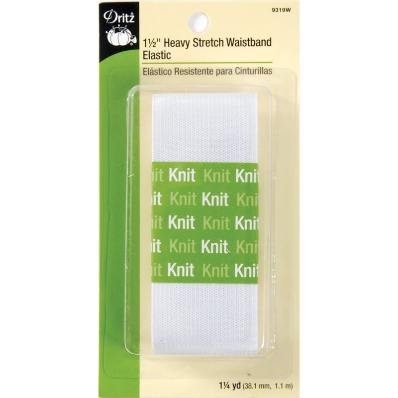 Heavy Stretch Elastic - 1.5 x 1.25 yds