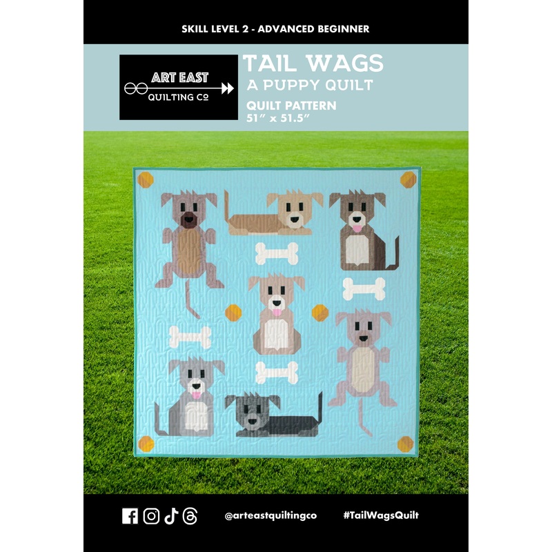 Tail Wags (A Puppy Quilt) PATTERN