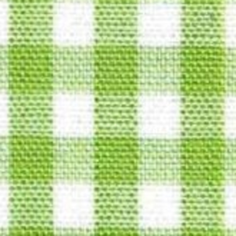 1/4 Gingham Check Poly/Cotton - Lime