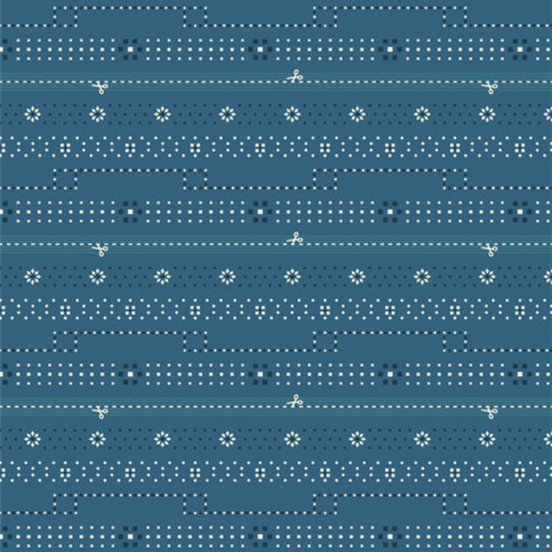 AGF 2.5 Edition - Bandana Bound Denim Binding Fabric, 2.5 strips