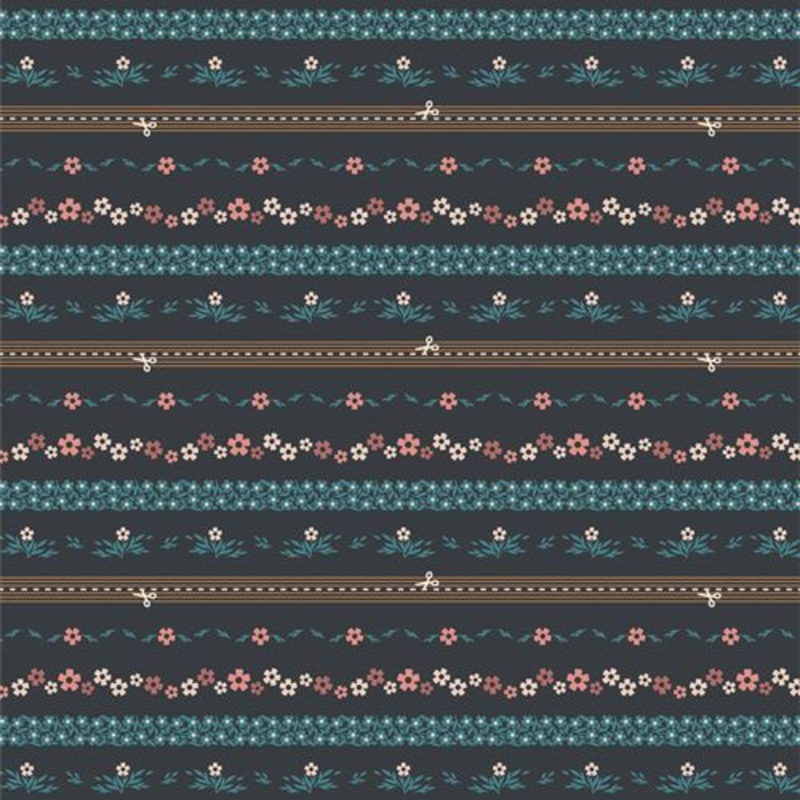 AGF 2.5 Edition - Ditsy Chain Bound Midnight, Binding Fabric, 2.5 strips