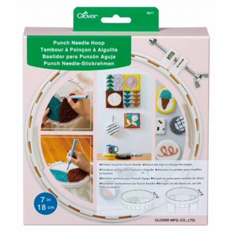 Clover Punch Needle 7 Hoop