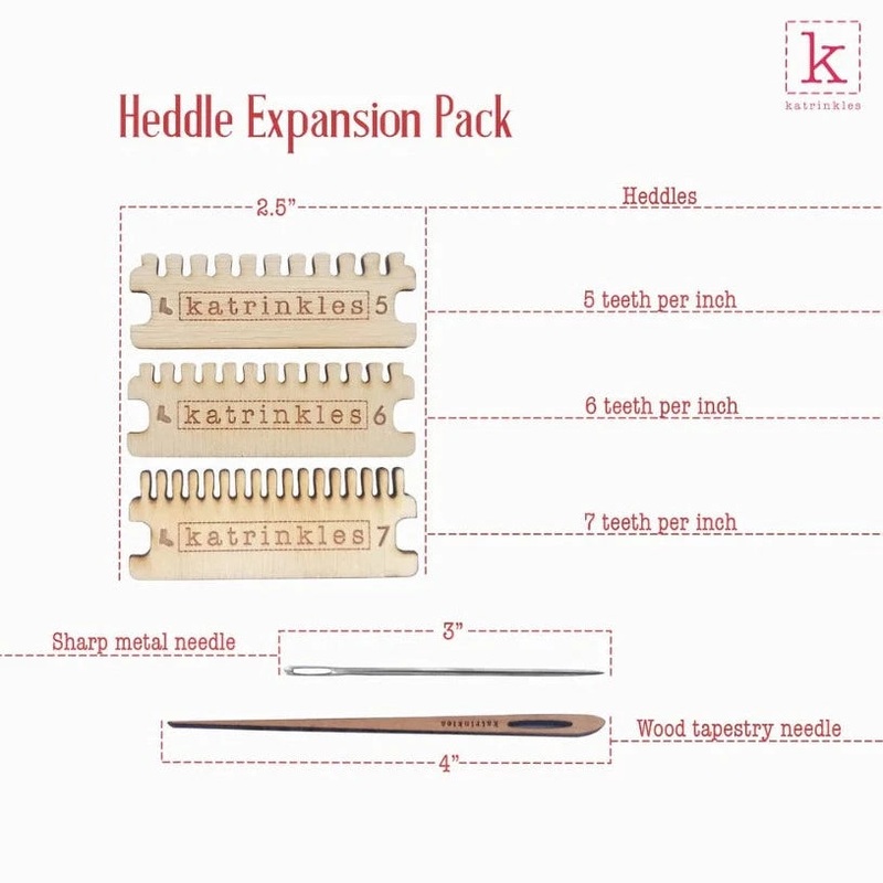 Heddle Expansion Pack for Darning & Mending Loom Kit