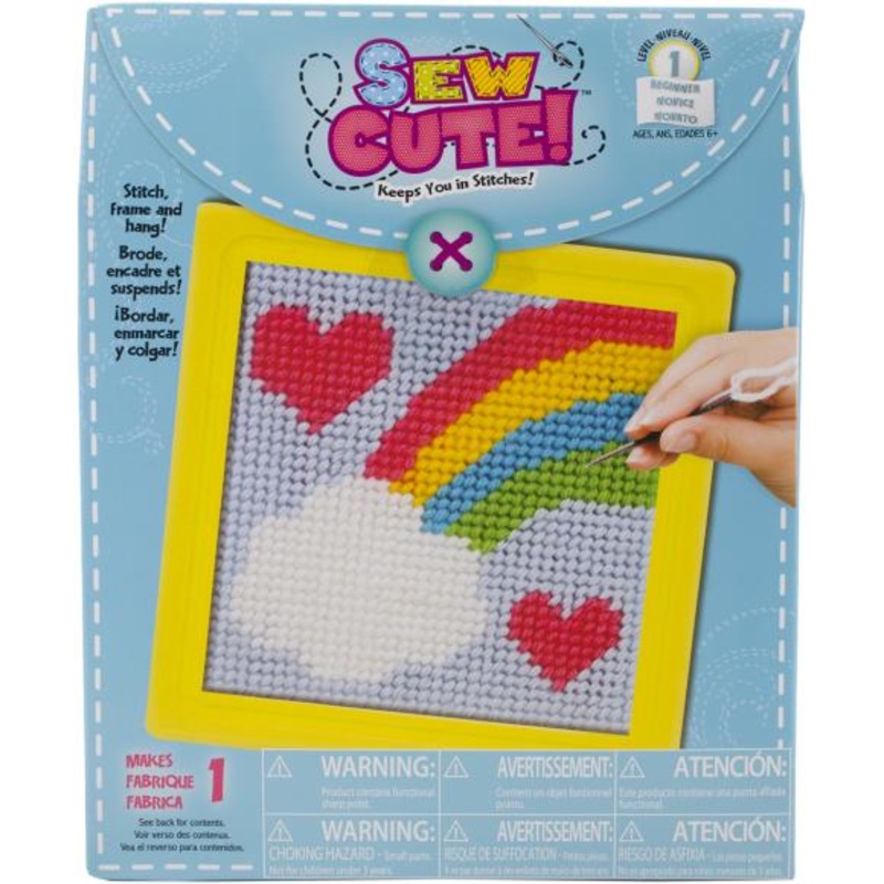 Rainbow Learn 2 Sew Needlepoint Kit