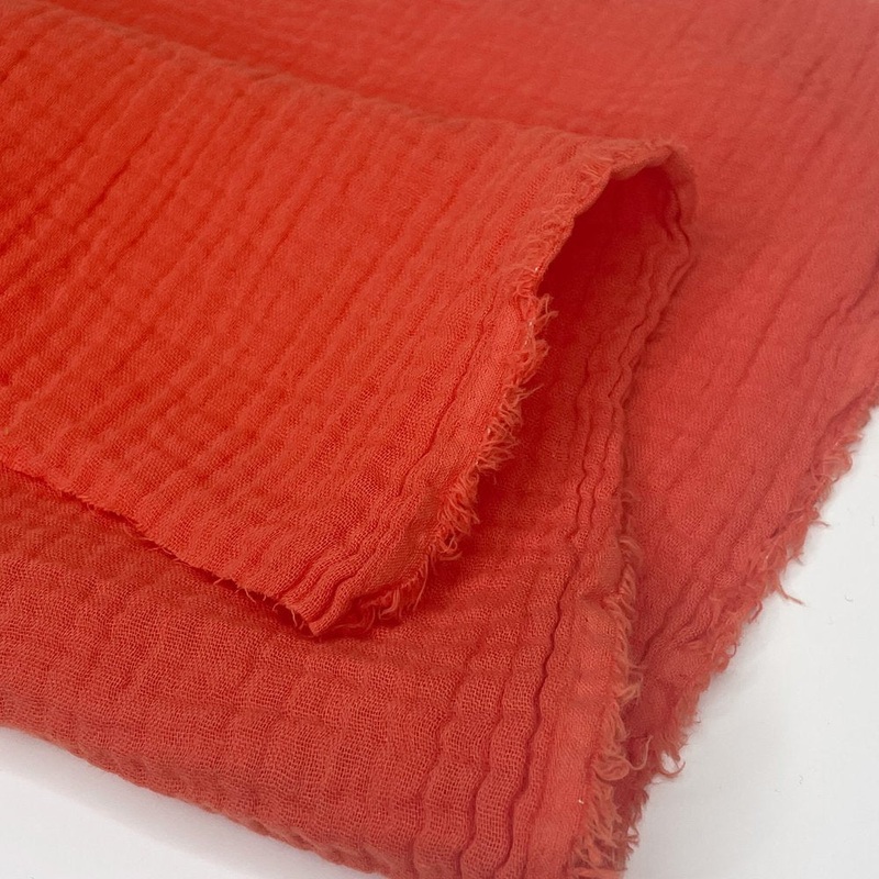 Zola Organic Double Gauze - Cajun, 1/4 yard