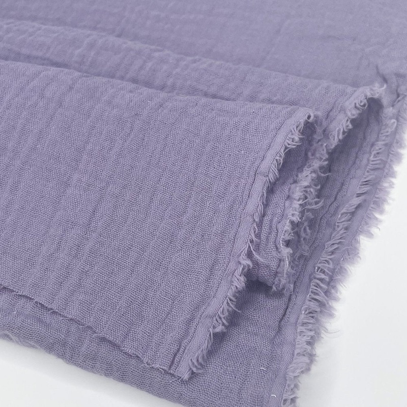 Zola Organic Double Gauze - Grape, 1/4 yard