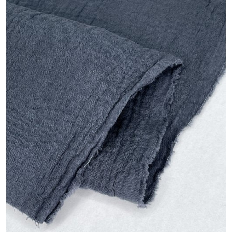 Zola Organic Double Gauze - Smoke, 1/4 yard