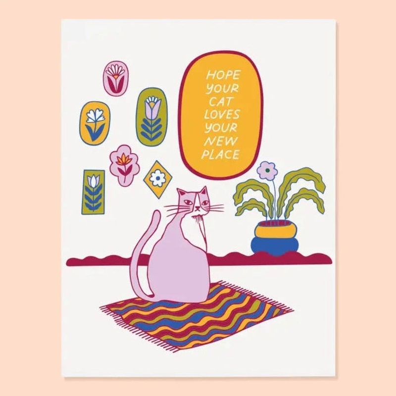 Cat Home Card