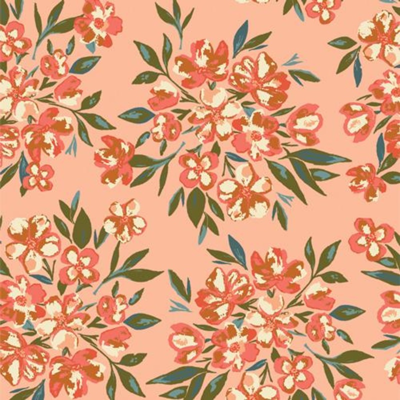 AGF Gloria; Painted Posies, 1/4 yard