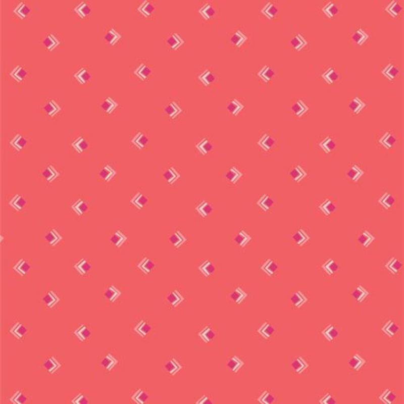 AGF Open Heart Collection; Everlasting Tokens Coral, 1/4 yard