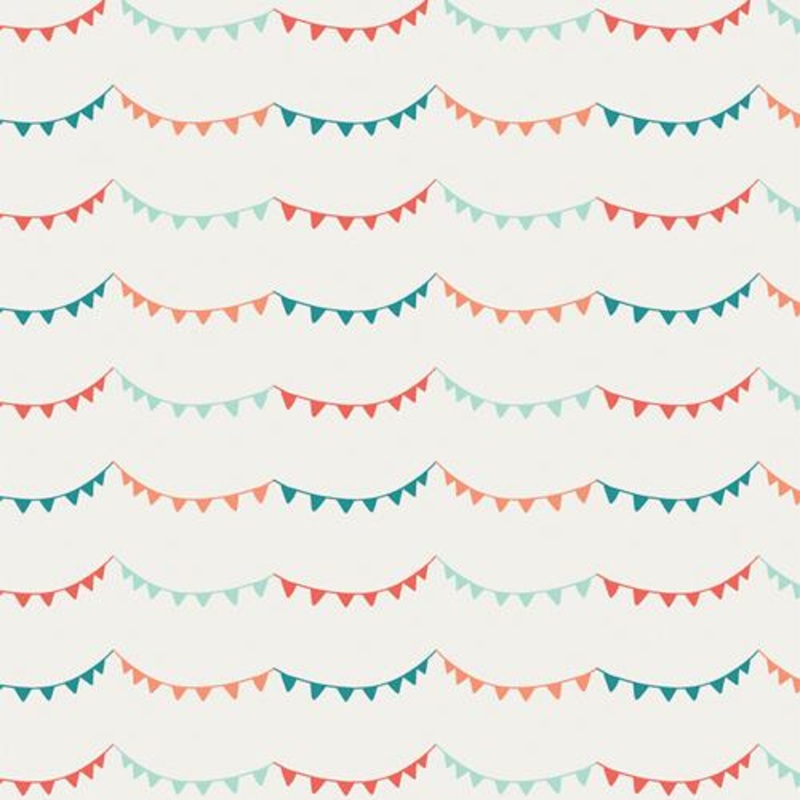 AGF Petite Circus; Cheerful Pennons, 1/4 yard