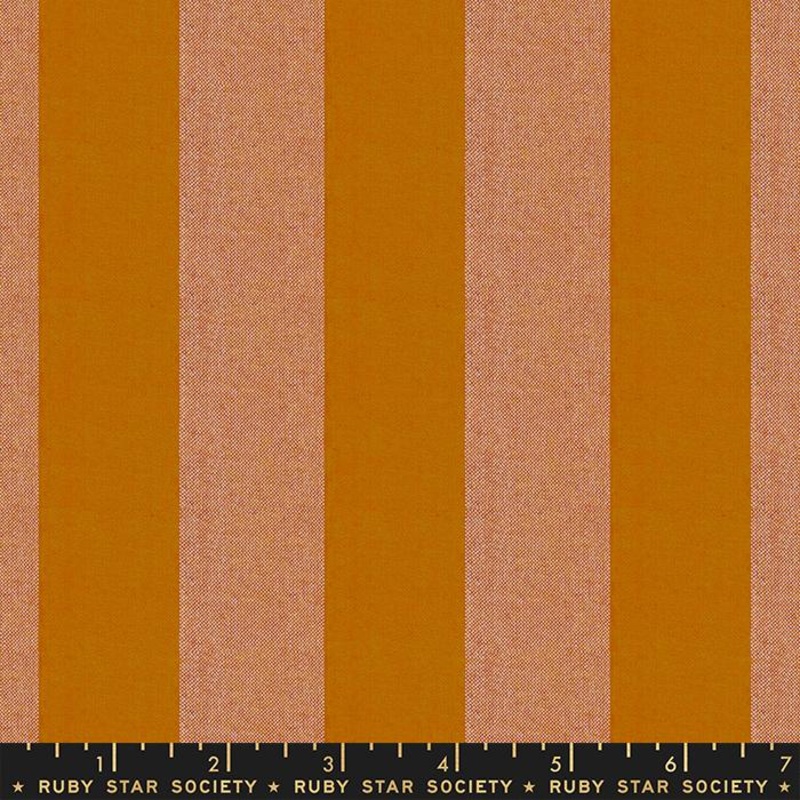 Warp & Weft Heirloom Wovens - Earth Wide Stripe, 1/4 yard