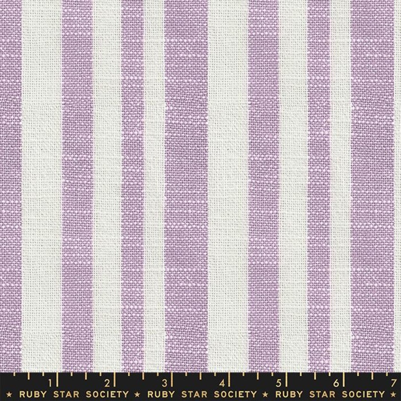 Warp & Weft Heirloom Wovens - Lupine Woven Texture Stripe, 1/4 yard