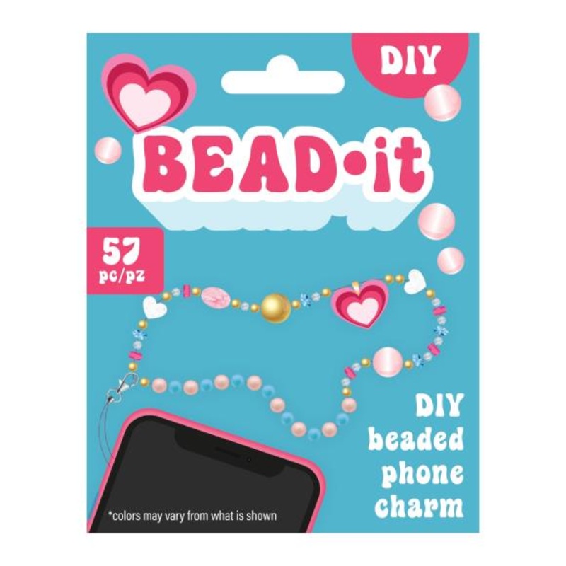 Bead It-DIY Phone Charm Kit in Heart