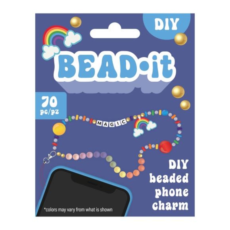 Bead It-DIY Phone Charm Kit in Rainbow