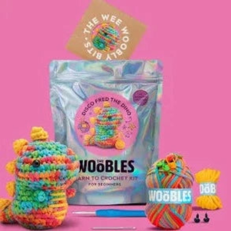 Fred the Rainbow Dinosaur Beginner Crochet Kit