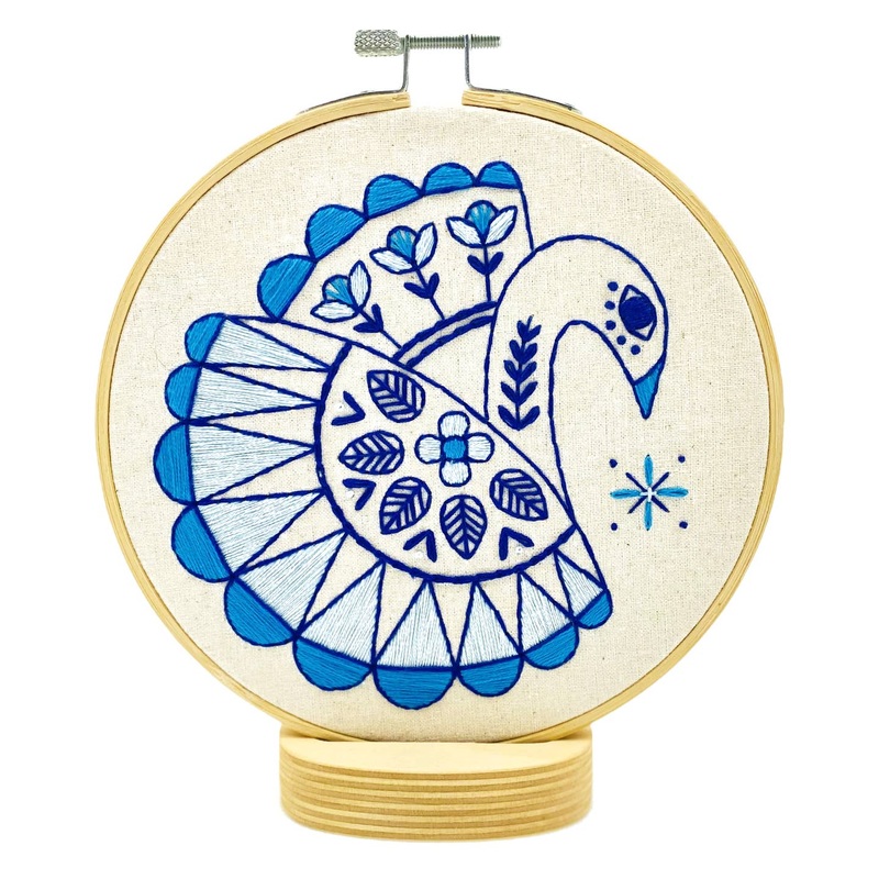 Swan Swimming Embroidery Kit