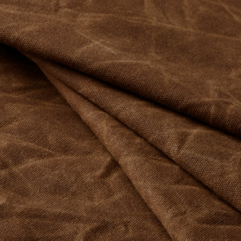Waxed Army Duck Canvas-Nutmeg