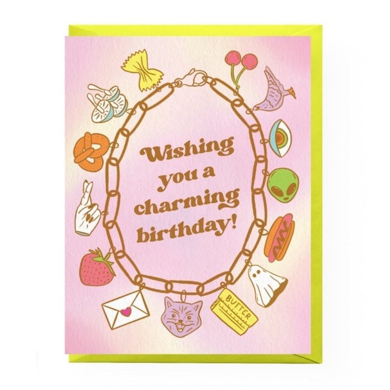 Charm Bracelet Birthday Card