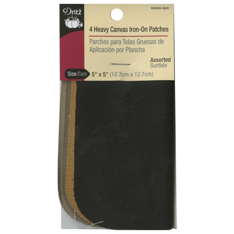 Heavy Canvas Iron-On Patches