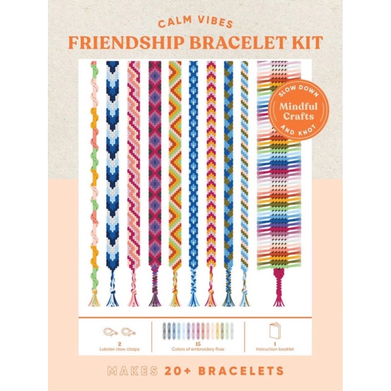 Mindful Crafts: Calm Vibes Friendship Bracelet Kit