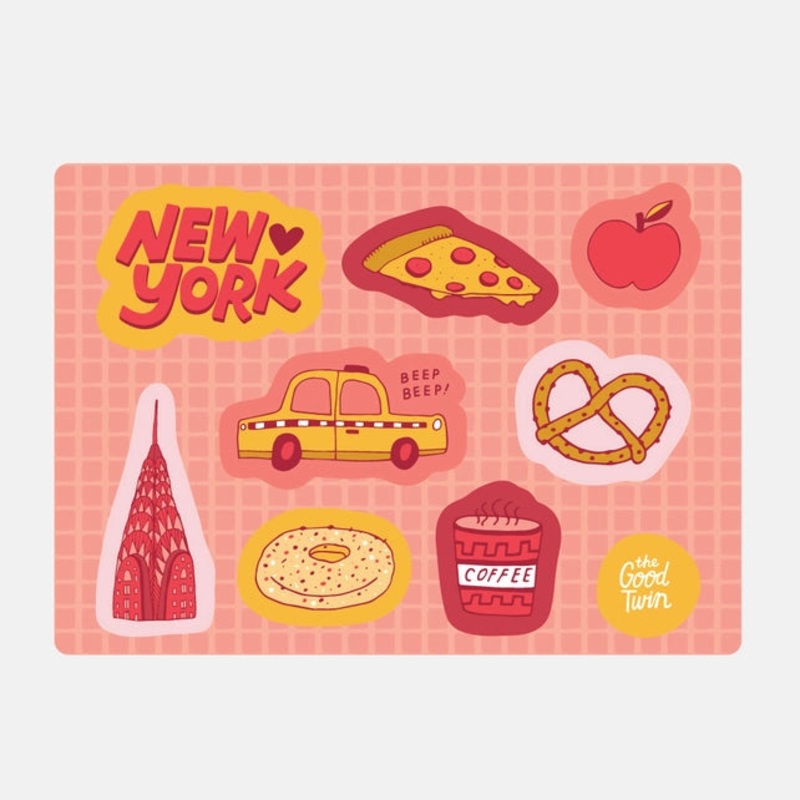 New York Sticker Sheet