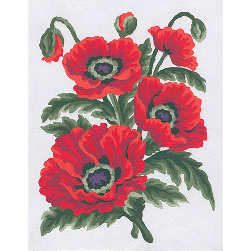 Poppies Needlepoint Kit