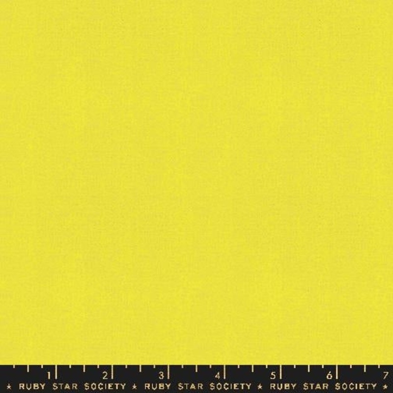 Warp & Weft Hue Crossweave by Ruby Star Society in Citron