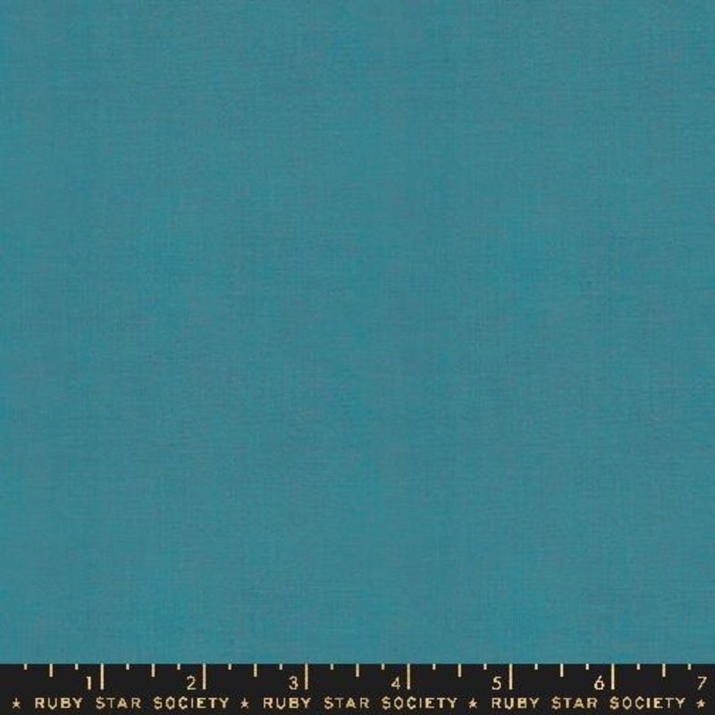 Warp & Weft Hue Crossweave by Ruby Star Society in Deep Turquoise
