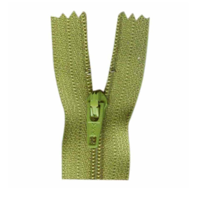 Costumakers All Purpose Zipper - 9 inch, Closed End - Apple Green