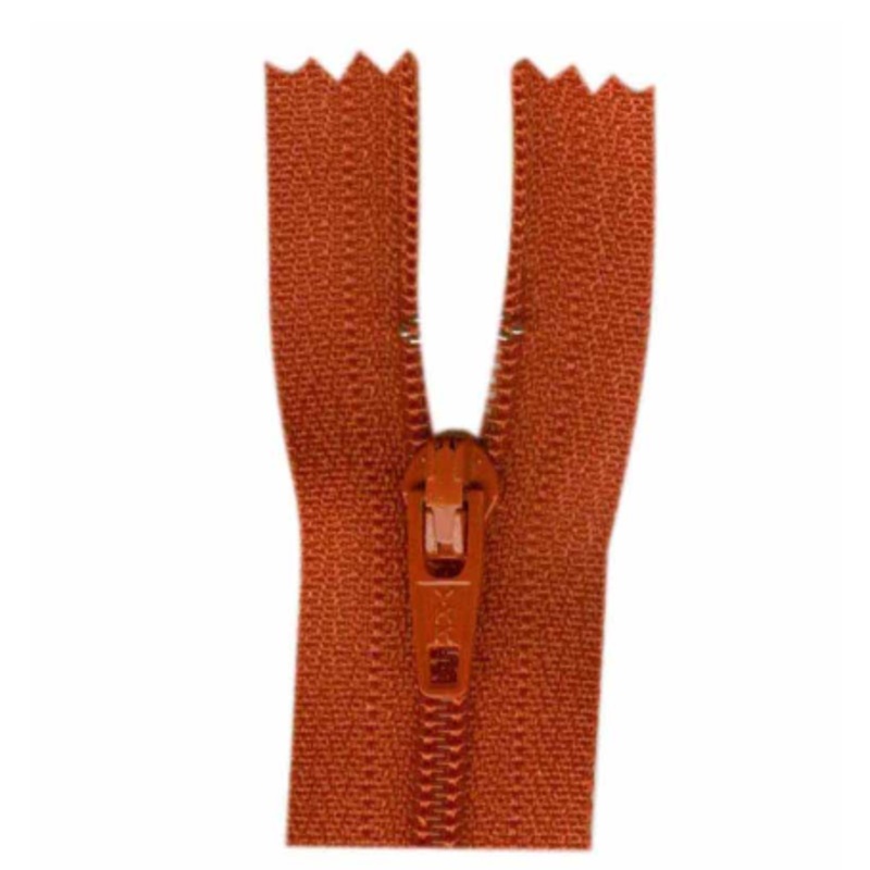 Costumakers All Purpose Zipper - 9 inch, Closed End - Burnt Orange