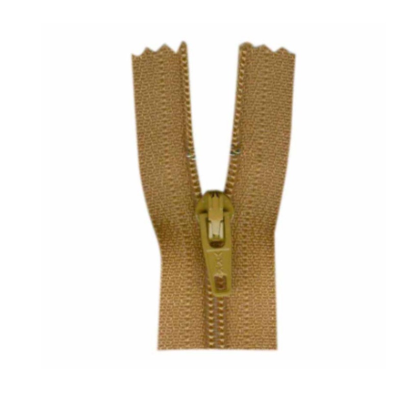 Costumakers All Purpose Zipper - 9 inch, Closed End - Golden Brown