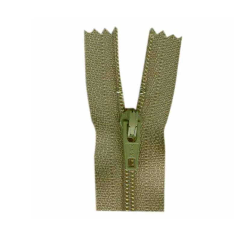 Costumakers All Purpose Zipper - 9 inch, Closed End - Khaki
