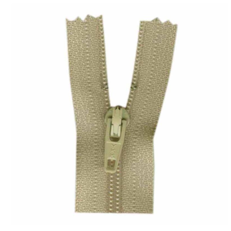 Costumakers All Purpose Zipper - 9 inch, Closed End - Natural