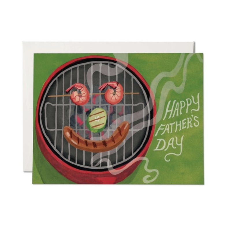 On the Grill  Father's Day Card