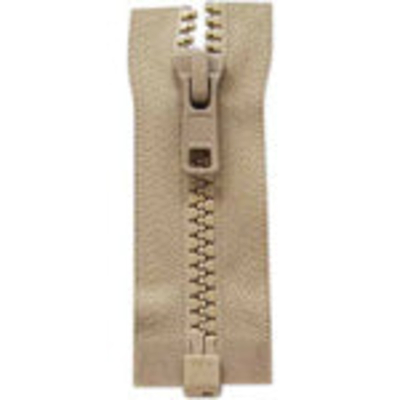 Costumakers Activewear One Way Separating Zipper - Light Beige