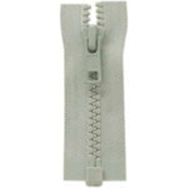 Costumakers Activewear One Way Separating Zipper - Light Grey